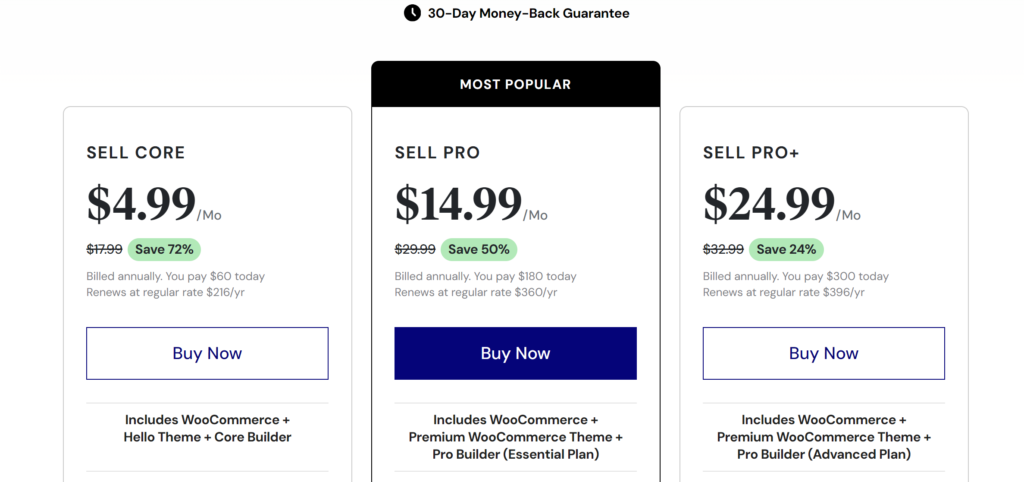 Flashmart - Multipurpose Elementor Woocommerce: Pricing of Elementor WooCommerce